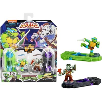 Moose Toys Legends Of Akédo Teenage Mutant Ninja Turtles - Mini Combat Donatello contre Baxter Stockman - Publicité Moose Toys Legends Of Akédo Teenage Mutant Ninja Turtles - Mini Combat Donatello contre Baxter Stockman - Publicité