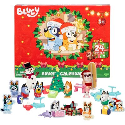 Moose Toys MS19122 Advent Calendar - Bluey Mini Figure, Festive Accessories Moose Toys MS19122 Advent Calendar - Bluey Mini Figure, Festive Accessories