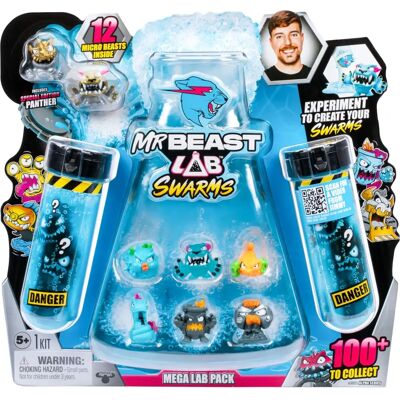 Moose Toys Mr. Beast Lab Swarms Setti - 12 Figuuria Moose Toys Mr. Beast Lab Swarms Setti - 12 Figuuria