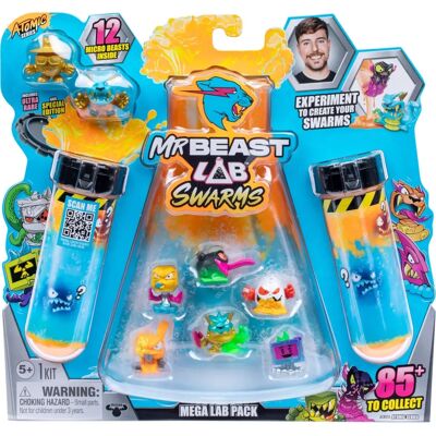 Moose Toys Mr. Beast Mini Figuren - 12er Pack Mega Lab - 3 cm Moose Toys Mr. Beast Mini Figuren - 12er Pack Mega Lab - 3 cm