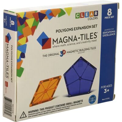 Magna-Tiles Magna Tiles 15718 Polygone Erweiterungsset - Konstruktionsspielzeug Magna-Tiles Magna Tiles 15718 Polygone Erweiterungsset - Konstruktionsspielzeug