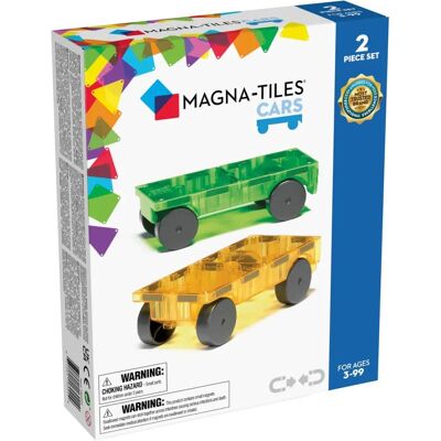 Magna-Tiles 16022 Samochody Zestaw Rozszerzający 2 Części - Klocki Budowlane Magna-Tiles 16022 Samochody Zestaw Rozszerzający 2 Części - Klocki Budowlane