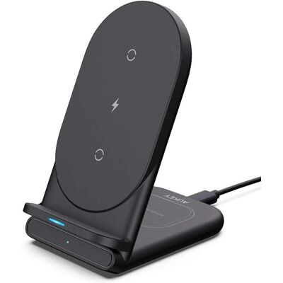 Caricatore wireless Aukey LC-A2 - Ricarica rapida 10W - Nero Caricatore wireless Aukey LC-A2 - Ricarica rapida 10W - Nero