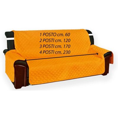 TEX FAMILY - Vivy - Arancione - 3 posti - Copridivano TEX FAMILY - Vivy - Arancione - 3 posti - Copridivano