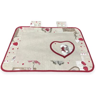 TEX FAMILY - Copriforno Fiore Holly Rosso - Rosso - Copriforno TEX FAMILY - Copriforno Fiore Holly Rosso - Rosso - Copriforno