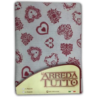 TEX FAMILY - Copridivano - Rosso - 2 piazze - Tessile casa TEX FAMILY - Copridivano - Rosso - 2 piazze - Tessile casa