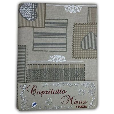 TEX FAMILY gran foulard copritutto brasserie beige - copertura in tessuto TEX FAMILY gran foulard copritutto brasserie beige - copertura in tessuto