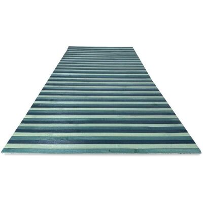 TEX FAMILY WOODY - blu-verde - bambù - 50x120 cm - Rug TEX FAMILY WOODY - blu-verde - bambù - 50x120 cm - Rug