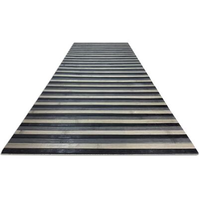 TEX FAMILY - woody - gradiente grigio-nero - Tappeto TEX FAMILY - woody - gradiente grigio-nero - Tappeto