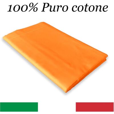TEX FAMILY - STRONG - Cordonetto - Arancio - Lenzuolo superiore TEX FAMILY - STRONG - Cordonetto - Arancio - Lenzuolo superiore