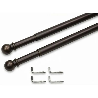 TEX - Tex ottone bronzato - 40-60 cm - Accessori per tende TEX - Tex ottone bronzato - 40-60 cm - Accessori per tende
