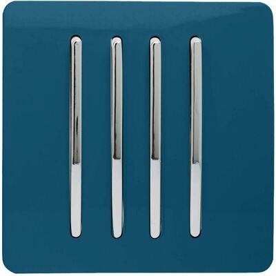 Trendi - Light Switch - 4 Gang 2 Way - 10 Amp Trendi - Light Switch - 4 Gang 2 Way - 10 Amp