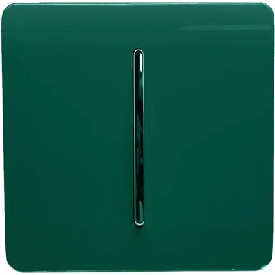 Trendi - Switch Trendi 1 Gang - Dark Green - Glossy Light Switch Trendi - Switch Trendi 1 Gang - Dark Green - Glossy Light Switch