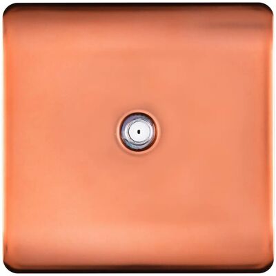 Trendi - 1-Gang TV/Sat Socket - Copper Trendi - 1-Gang TV/Sat Socket - Copper