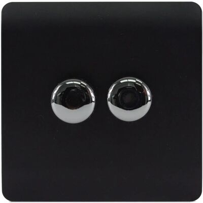 Trendi Black LED Dimmer Switch - Switch & Socket Trendi Black LED Dimmer Switch - Switch & Socket