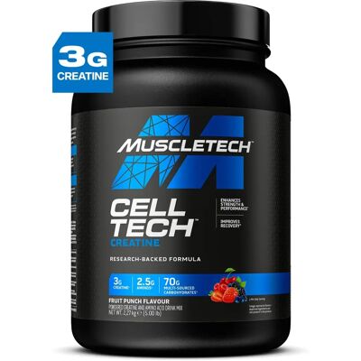 Muscletech Cell-Tech Creatine - Frugt Punch - 2270g Muscletech Cell-Tech Creatine - Frugt Punch - 2270g