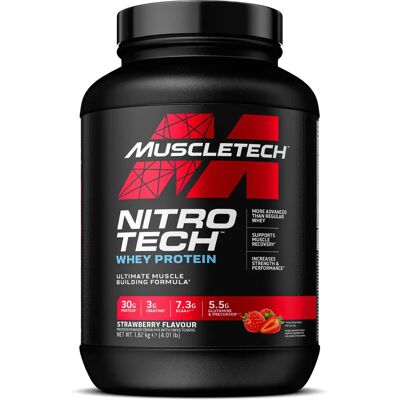 MuscleTech Nitro-Tech Strawberry - Protein Powder MuscleTech Nitro-Tech Strawberry - Protein Powder