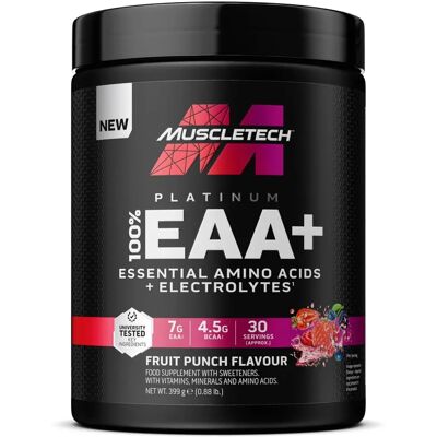 MuscleTech Platinum 100% EAA+, Fruit Punch - 393 grams MuscleTech Platinum 100% EAA+, Fruit Punch - 393 grams