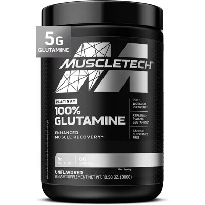 MuscleTech Platinum 100% Glutamine - Unflavored - 300g MuscleTech Platinum 100% Glutamine - Unflavored - 300g