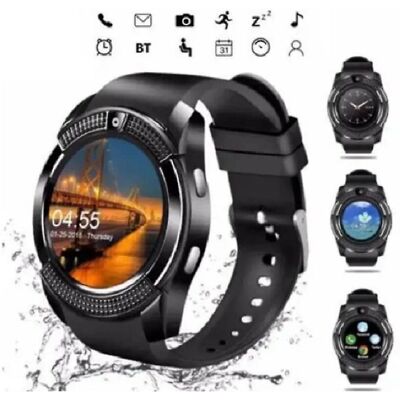 HOD Health & Home V8 Smartwatch Black - Fitness & Sleep Monitor HOD Health & Home V8 Smartwatch Black - Fitness & Sleep Monitor
