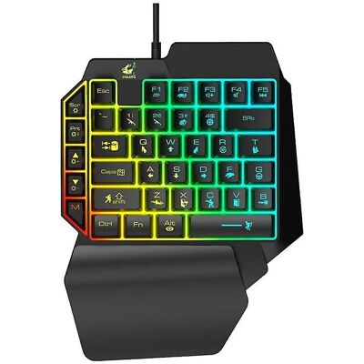 HOD Health & Home - T15 Gaming Keypad - Rainbow Backlight - 39 Keys HOD Health & Home - T15 Gaming Keypad - Rainbow Backlight - 39 Keys
