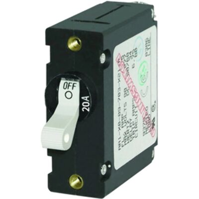 BLUE SEA SYSTEMS 20A Magnetic Circuit Breaker - Circuit Breaker BLUE SEA SYSTEMS 20A Magnetic Circuit Breaker - Circuit Breaker
