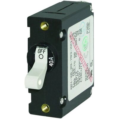 Blue Sea Systems Disjoncteur Magnétique 40A - Interrupteur électrique Blue Sea Systems Disjoncteur Magnétique 40A - Interrupteur électrique