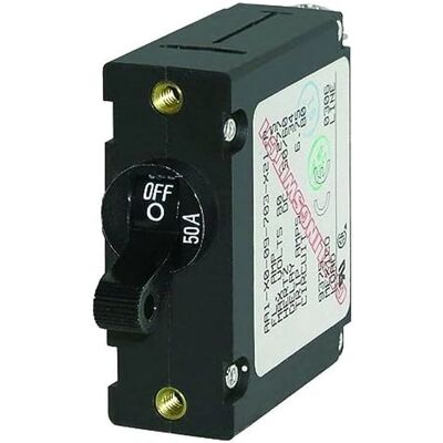 BLUE SEA SYSTEMS 50A Magnetic Circuit Breaker - Electric Panel BLUE SEA SYSTEMS 50A Magnetic Circuit Breaker - Electric Panel