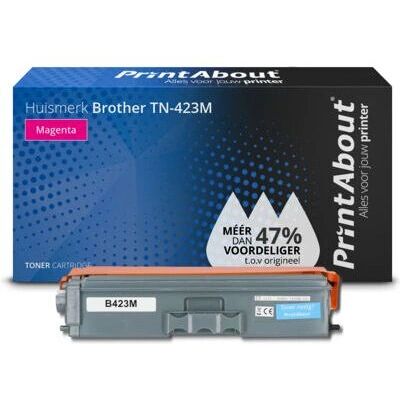 PrintAbout TN-423M Toner Magenta - Grande Capacité - Publicité PrintAbout TN-423M Toner Magenta - Grande Capacité - Publicité