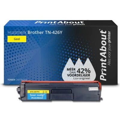 PrintAbout Cartouche de Toner Jaune TN-426Y - Très Grande Capacité - Fournitures d'Imprimante - Publicité PrintAbout Cartouche de Toner Jaune TN-426Y - Très Grande Capacité - Fournitures d'Imprimante - Publicité