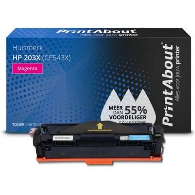 PrintAbout CF543X Toner Magenta - Grande Capacité - Cartouche d'Imprimante - Publicité PrintAbout CF543X Toner Magenta - Grande Capacité - Cartouche d'Imprimante - Publicité
