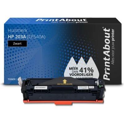 Cartouche de toner noir HP CF540A - Compatible imprimantes - Publicité Cartouche de toner noir HP CF540A - Compatible imprimantes - Publicité