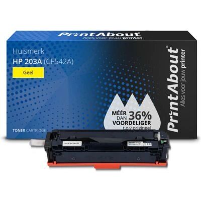 PrintAbout CF542A Cartouche de toner Jaune - Toner Cartridge - Publicité PrintAbout CF542A Cartouche de toner Jaune - Toner Cartridge - Publicité