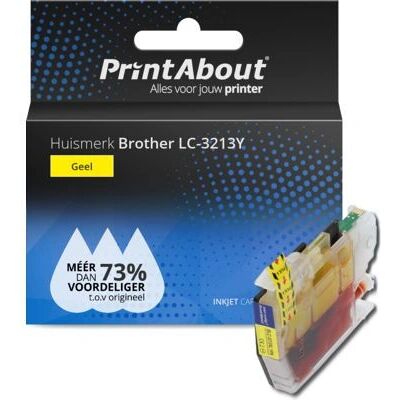 PrintAbout LC-3213Y Cartuccia inchiostro gialla ad alta capacità PrintAbout LC-3213Y Cartuccia inchiostro gialla ad alta capacità