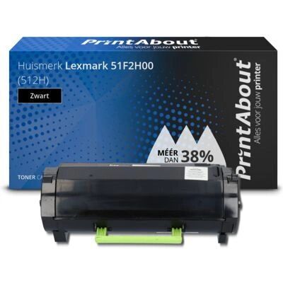 PrintAbout Lexmark 51F2H00 Schwarz Hochkapazitäts Toner - Druckerzubehör PrintAbout Lexmark 51F2H00 Schwarz Hochkapazitäts Toner - Druckerzubehör