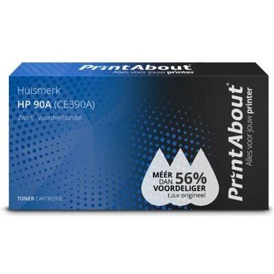 PrintAbout CE390A-PA Tonerpatrone - Schwarz - Kompatibel HP 90A - 2er Pack - Kosteneffizient PrintAbout CE390A-PA Tonerpatrone - Schwarz - Kompatibel HP 90A - 2er Pack - Kosteneffizient
