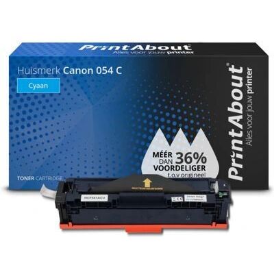 PrintAbout Canon 054 C Cyan Toner - Tonerpatronen PrintAbout Canon 054 C Cyan Toner - Tonerpatronen