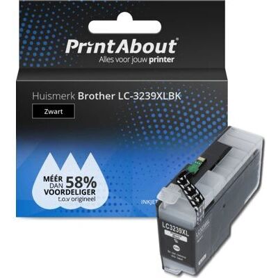PrintAbout LC-3239XLBK Schwarze Tintenpatrone - Hohe Kapazität PrintAbout LC-3239XLBK Schwarze Tintenpatrone - Hohe Kapazität