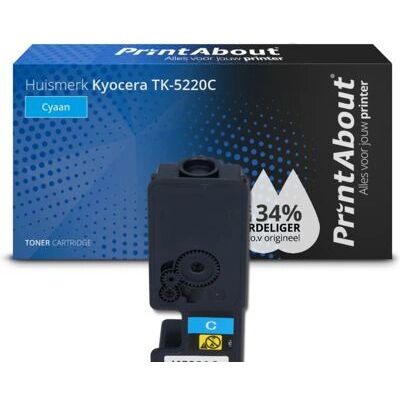 PrintAbout Kyocera TK-5220C Cyan Toner - Tonerpatrone PrintAbout Kyocera TK-5220C Cyan Toner - Tonerpatrone