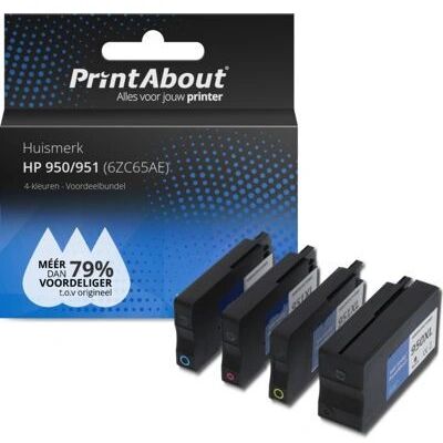 PrintAbout Cartouche d'encre HP 950/951 - Pack multicolore - Publicité PrintAbout Cartouche d'encre HP 950/951 - Pack multicolore - Publicité