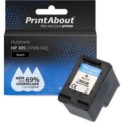PrintAbout 3YM61AE Tintenpatrone - Schwarz - Für HP-Drucker PrintAbout 3YM61AE Tintenpatrone - Schwarz - Für HP-Drucker