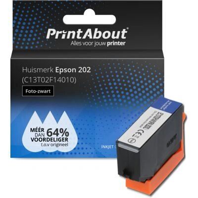 PrintAbout Epson 202 Schwarz Tintenpatrone - Tintenpatrone PrintAbout Epson 202 Schwarz Tintenpatrone - Tintenpatrone