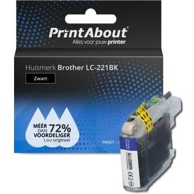 PrintAbout LC-221BK Tintenpatrone - Schwarz - Druckerpatrone PrintAbout LC-221BK Tintenpatrone - Schwarz - Druckerpatrone