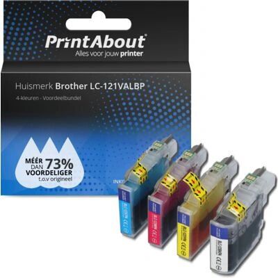 PrintAbout Cartuccia d'inchiostro Multicolore LC-121VALBP - Pack PrintAbout Cartuccia d'inchiostro Multicolore LC-121VALBP - Pack