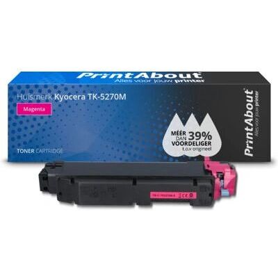 PrintAbout TK-5270M Toner - Magenta - Kompatibel mit Kyocera PrintAbout TK-5270M Toner - Magenta - Kompatibel mit Kyocera
