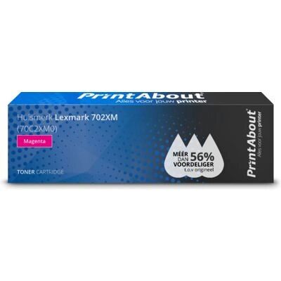 PrintAbout Toner kompatibel Lexmark 702XM - Magenta - Sehr große Kapazität PrintAbout Toner kompatibel Lexmark 702XM - Magenta - Sehr große Kapazität