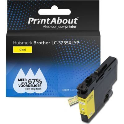 PrintAbout LC-3235XLYP Cartouche d'Encre Jaune - Grande Capacité PrintAbout LC-3235XLYP Cartouche d'Encre Jaune - Grande Capacité