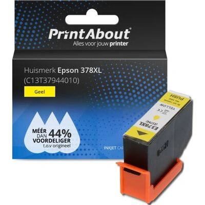 PrintAbout Epson 378XL Gelbe Druckerpatrone - Hohe Kapazität PrintAbout Epson 378XL Gelbe Druckerpatrone - Hohe Kapazität