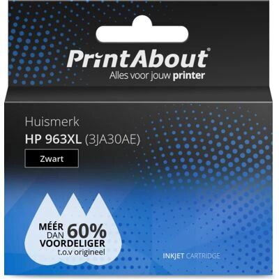 PrintAbout 3JA30AE Tintenpatrone - Hohe Kapazität Schwarz - Für HP Drucker PrintAbout 3JA30AE Tintenpatrone - Hohe Kapazität Schwarz - Für HP Drucker