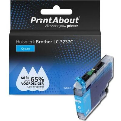 PrintAbout LC-3237C Tintenpatrone Cyan - Für Brother Drucker PrintAbout LC-3237C Tintenpatrone Cyan - Für Brother Drucker
